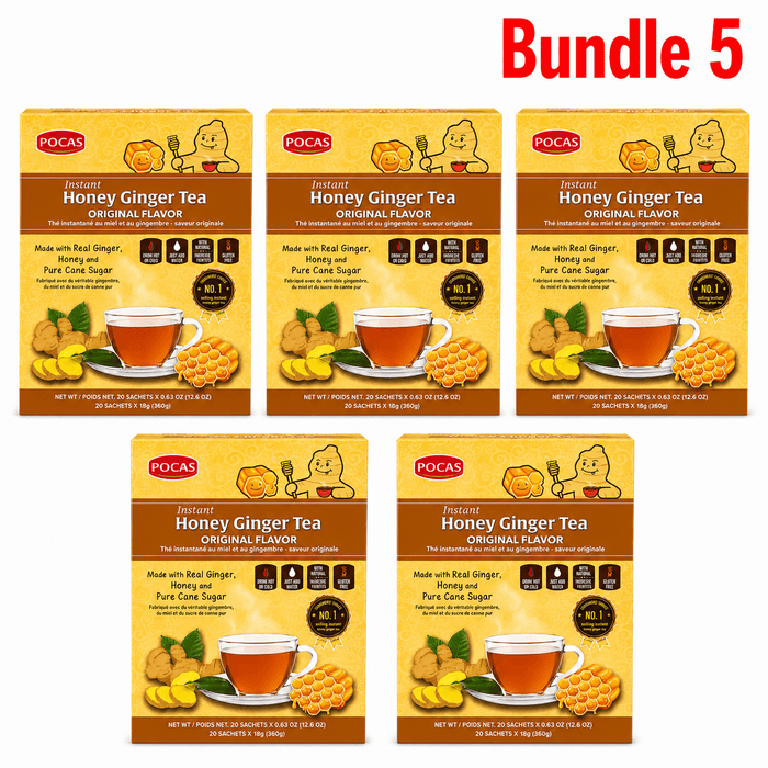 Pocas Instant Honey Ginger Tea | Warm & Refreshing - Yado African & Caribbean Market