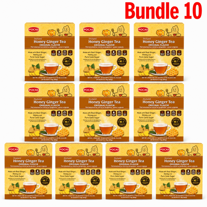 Pocas Instant Honey Ginger Tea | Warm & Refreshing - Yado African & Caribbean Market