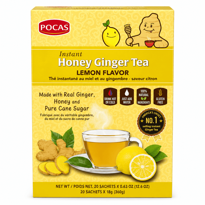 Pocas Instant Honey Ginger Tea | Warm & Refreshing - Yado African & Caribbean Market