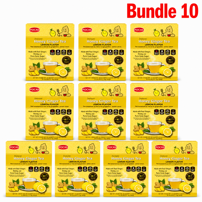 Pocas Instant Honey Ginger Tea | Warm & Refreshing - Yado African & Caribbean Market