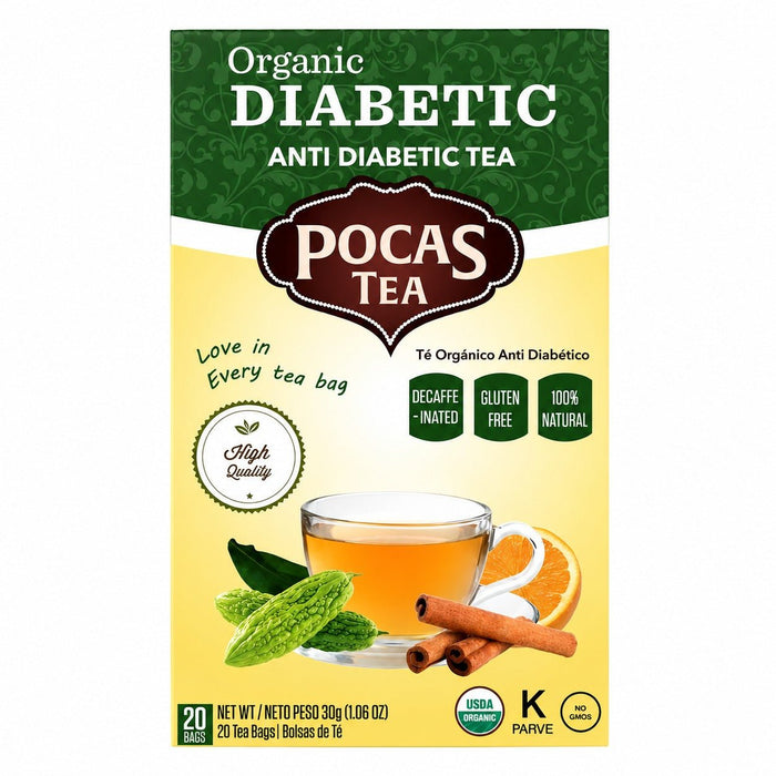 Pocas Organic Diabetic Tea | Herbal Wellness Tea - Yado African & Caribbean Market