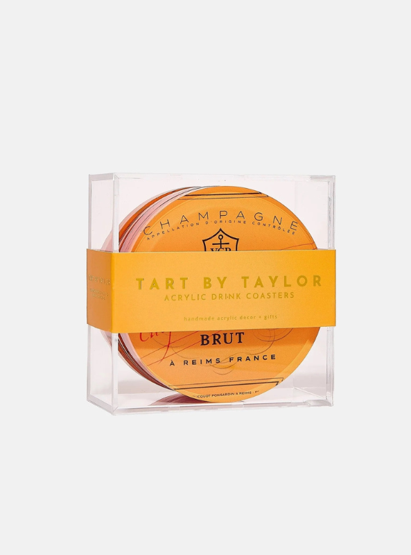 Pop The Bubbly Coasters- Set of 4