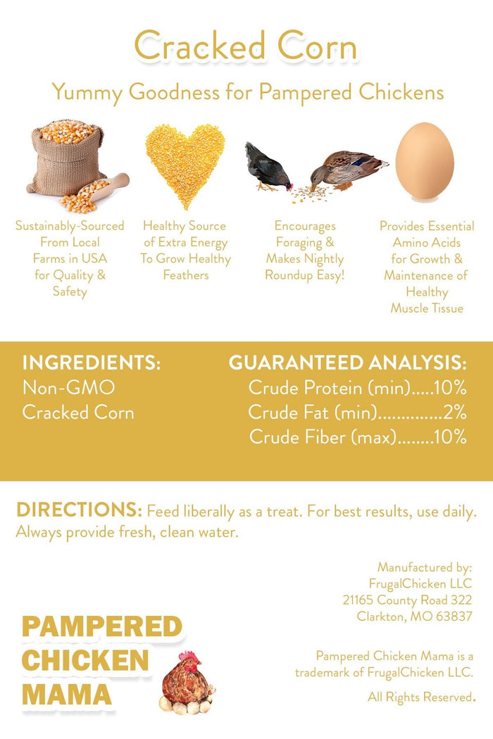 Premium Cracked Corn - Grown in Missouri for Pet Chickens