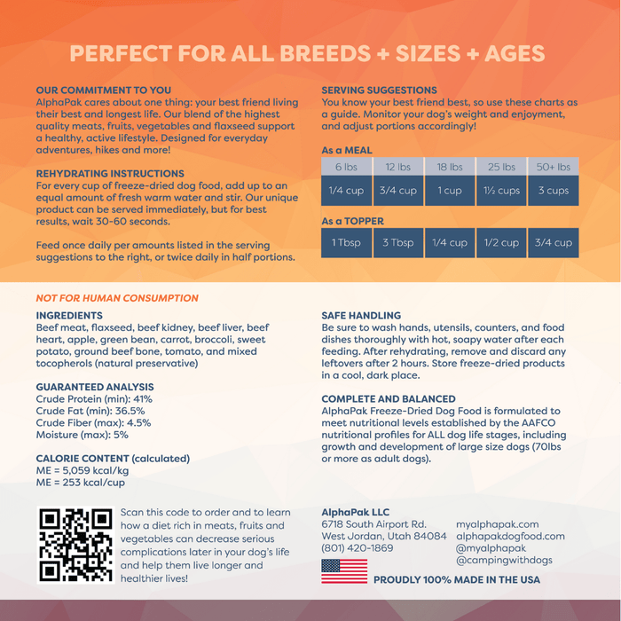 PREMIUM RAW FREEZE DRIED DOG FOOD