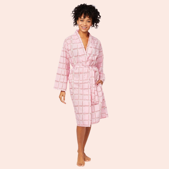 Pretty in Pink Luxe Pima Kimono Robe