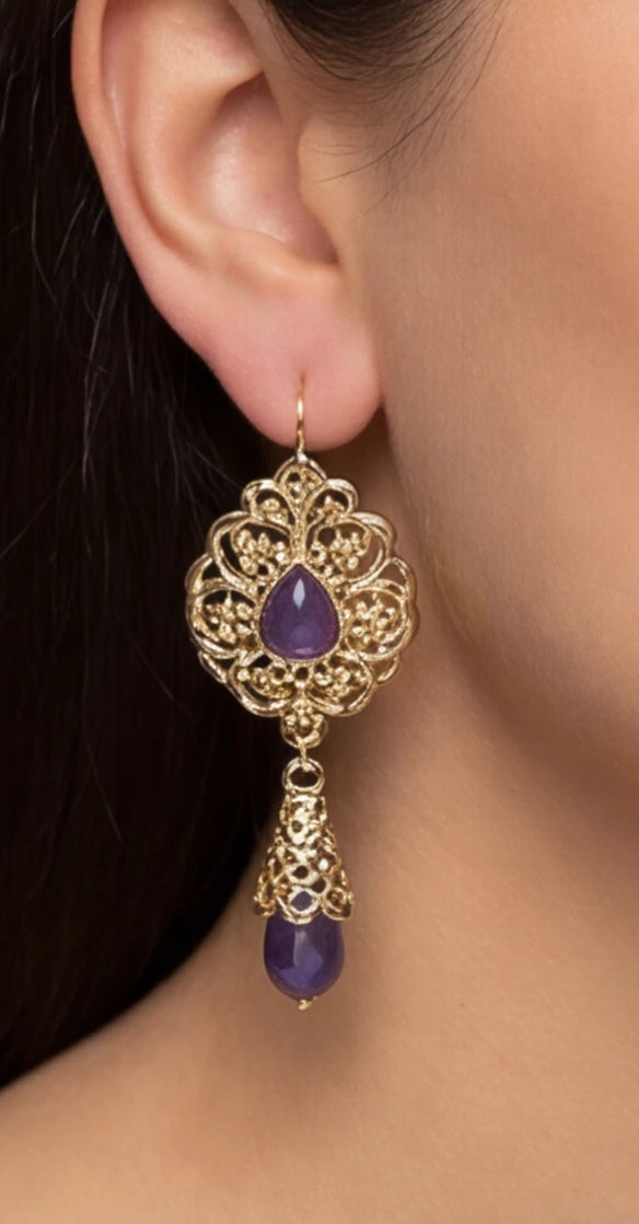 Purple Nabi Earrings