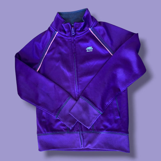 Purple Roots Zip Up, 7-8Y