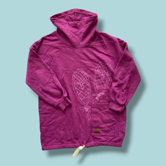 purple souris mini sweatshirt dress, 6y