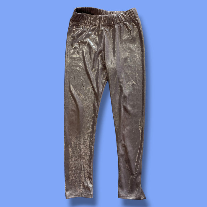 Purple Zara shiny pant, 4Y