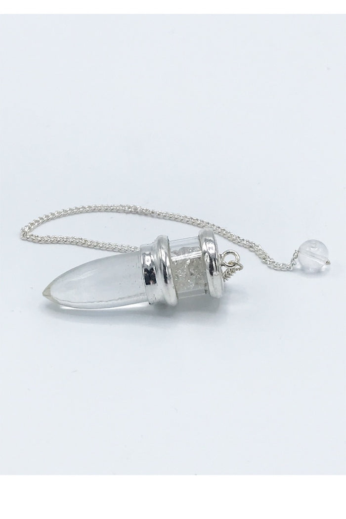 Quartz and Herkimer Pendulum - Zero Point Crystals