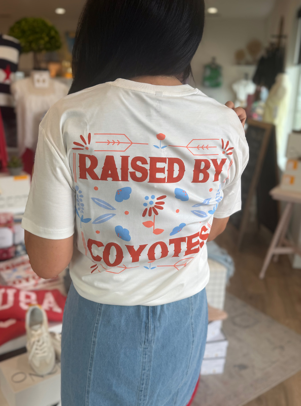 Raised By Coyotes- Texas Wildflowers Tee