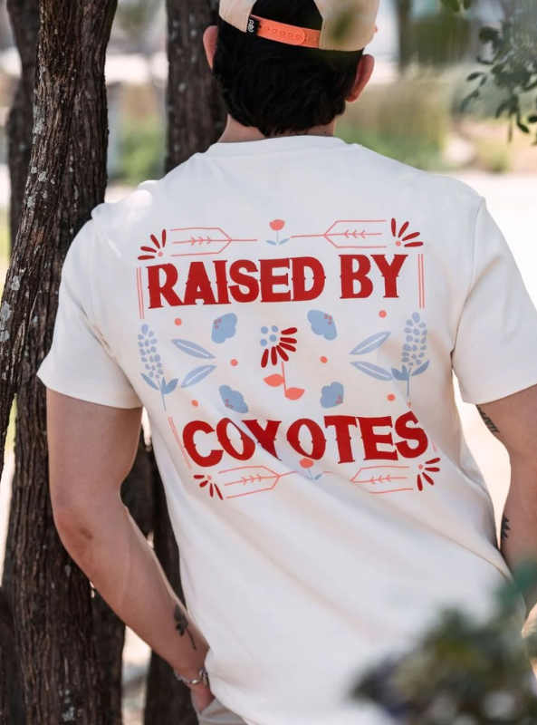 Raised By Coyotes- Texas Wildflowers Tee