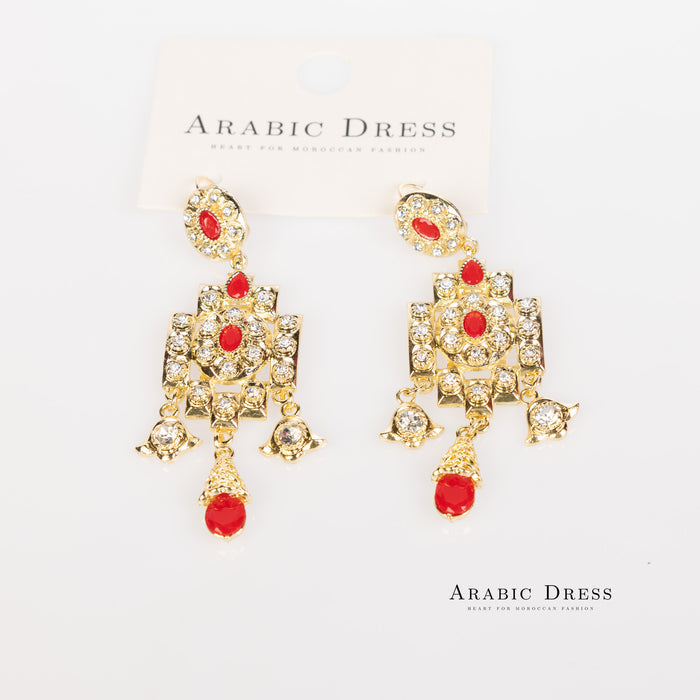 Red Hae Earrings
