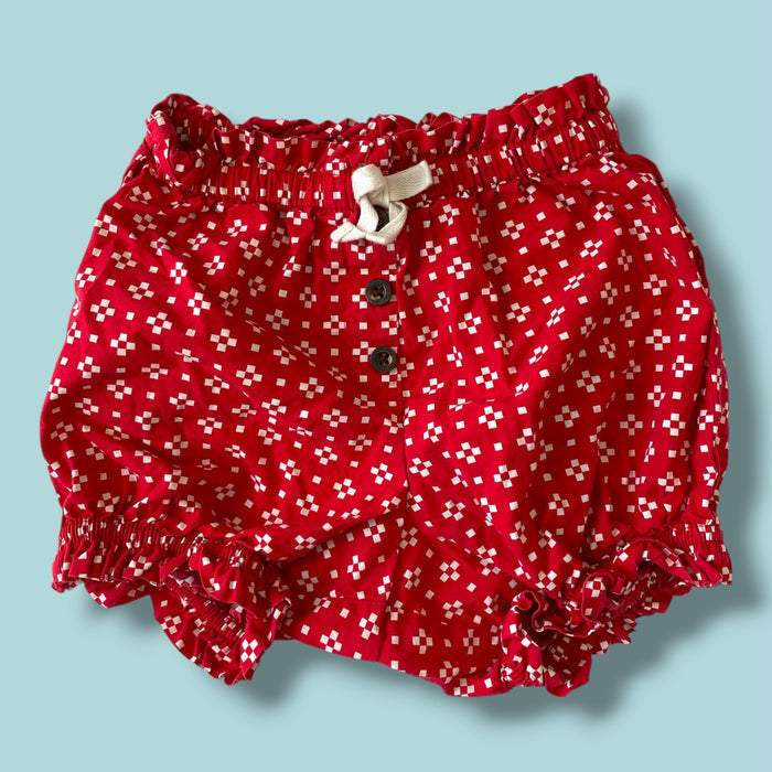 Red Hanna Andersson Shorts, 18-24m