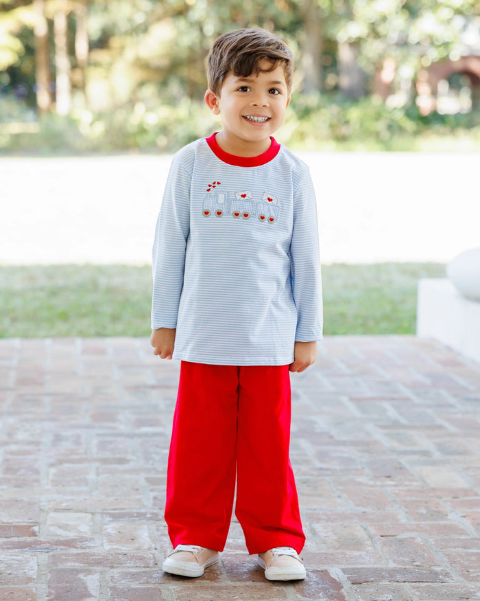 Red Knit Pants