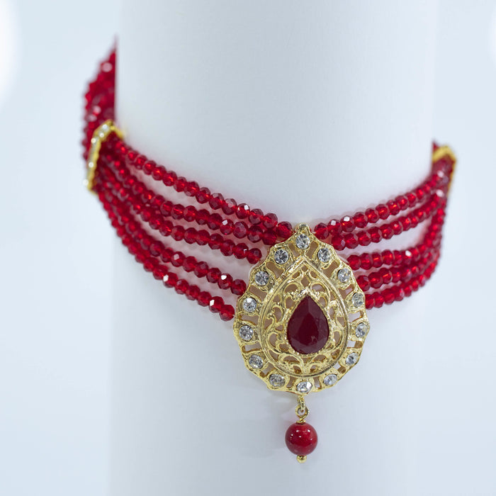 RED NECKLACE AMSA