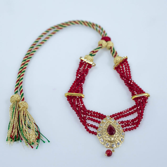 RED NECKLACE AMSA