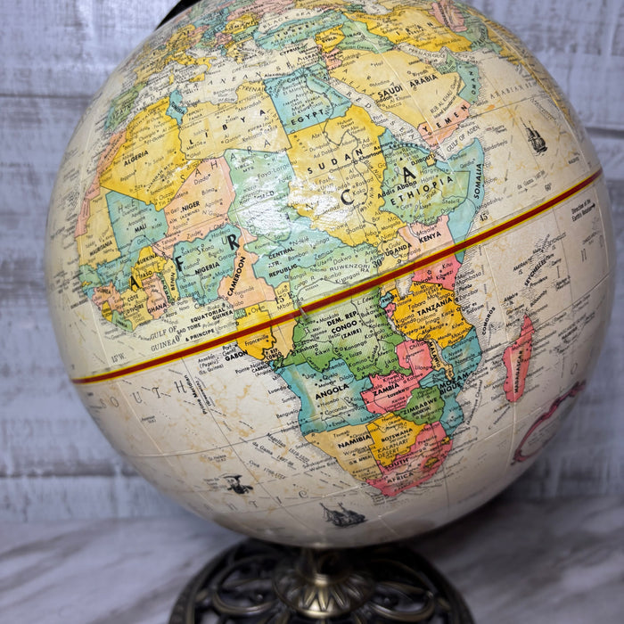 Replogle Globemaster World Globe with Solid Brass Base