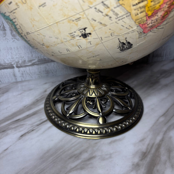 Replogle Globemaster World Globe with Solid Brass Base