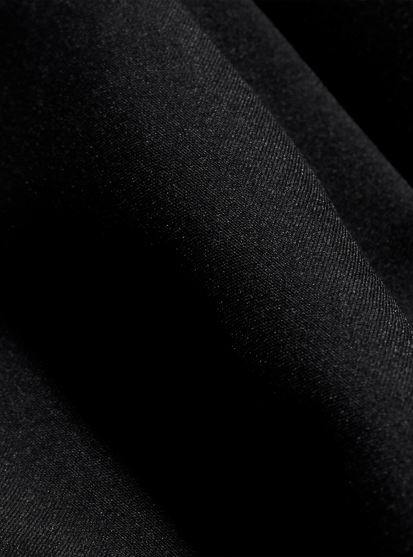 Rhone Apparel- Mirage Sleeveless Notch Collar- Pure Black