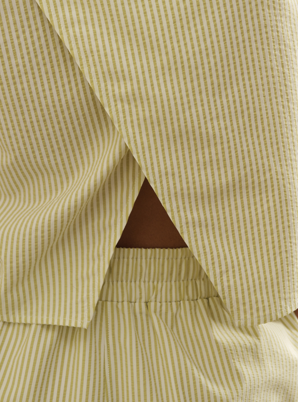 Rhone Apparel- Saltair Tank- Citron Stripe