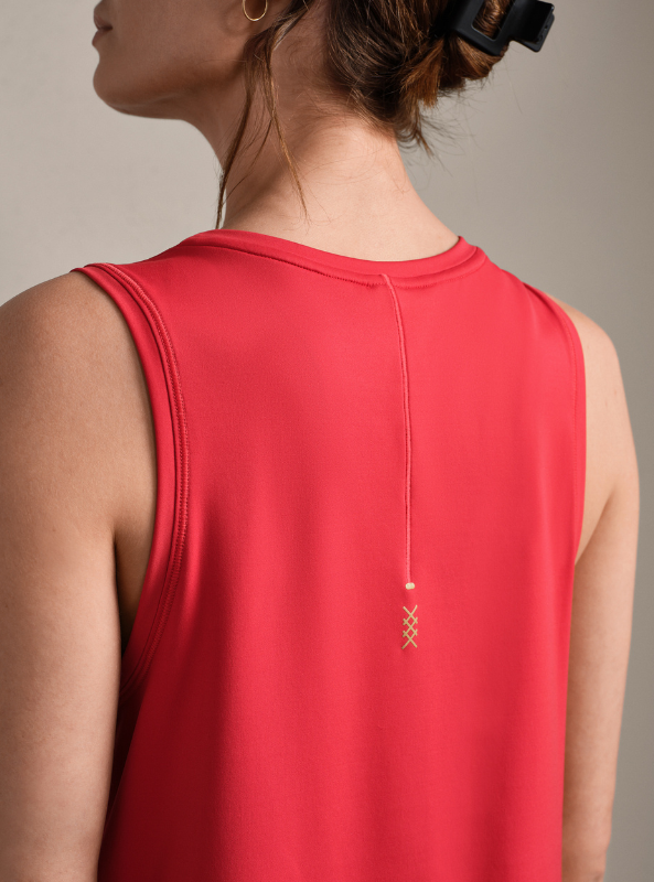 Rhone Apparel- Serene Tank Cabana Red