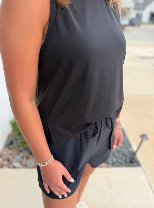 Rhone Apparel- Serene Tank Navy Blue