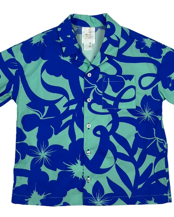 Rio Camp Shirt - Aqua Mix
