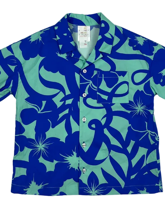 Rio Camp Shirt - Aqua Mix