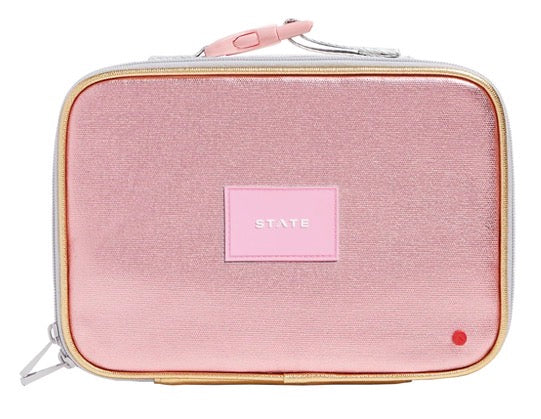 Rodgers Lunch Box - Pink/Silver