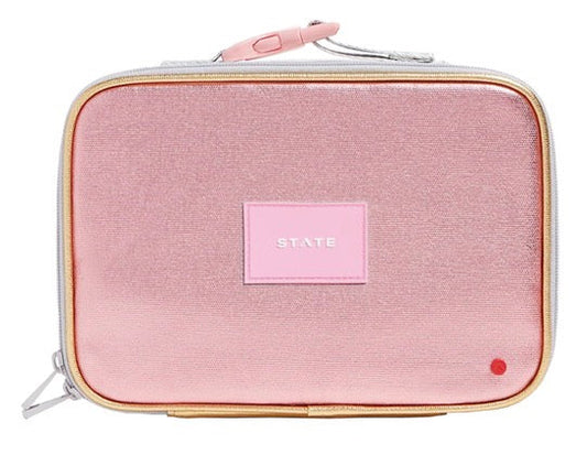 Rodgers Lunch Box - Pink/Silver