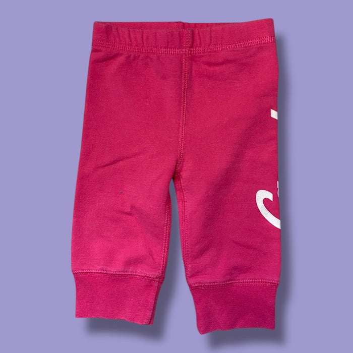 roots pink sweatpant 3-6m
