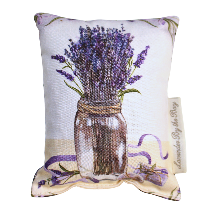 Sachet with Lavender Prints