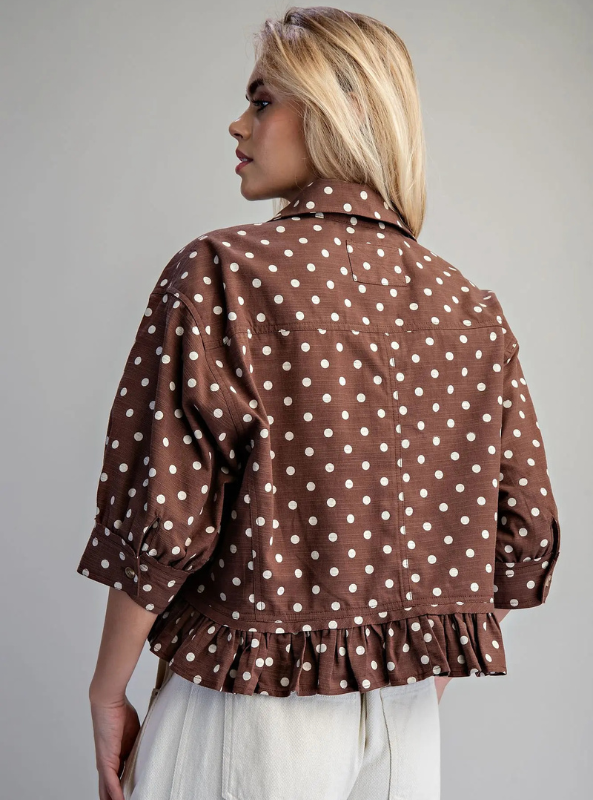 Sadie Dot Blouse