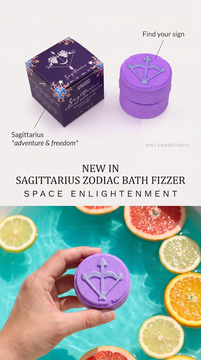 Sagittarius Bath Bombs Set of Zodiac Fizzers