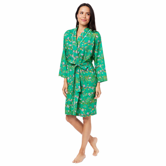 Sakura Luxe Pima Kimono Robe