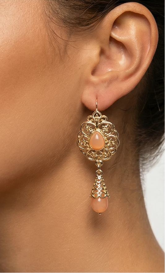 Salmon Nabi Earrings