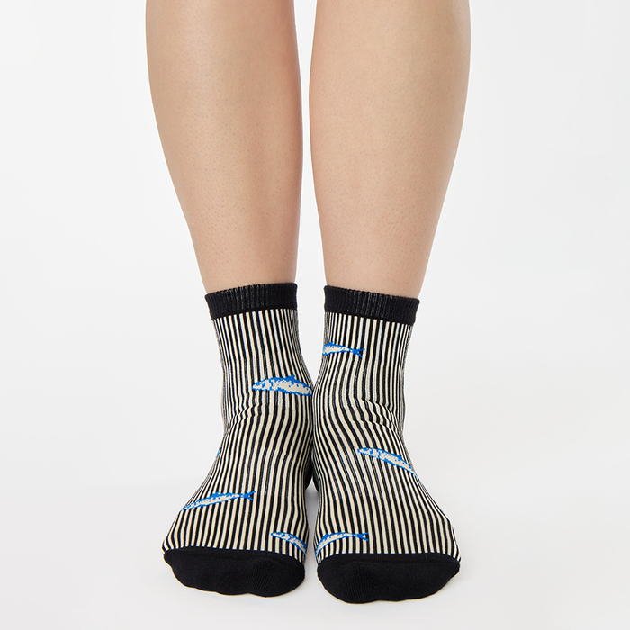 Sardines Ankle Grip Sock