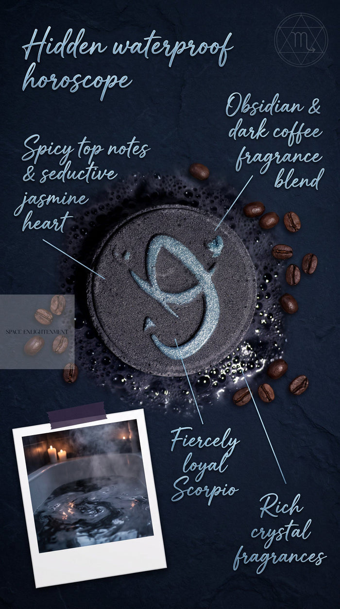 Scorpio Bath Bombs Set of Zodiac Fizzers