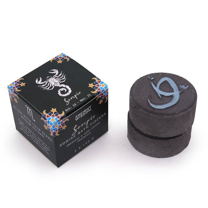 Scorpio Bath Bombs Set of Zodiac Fizzers