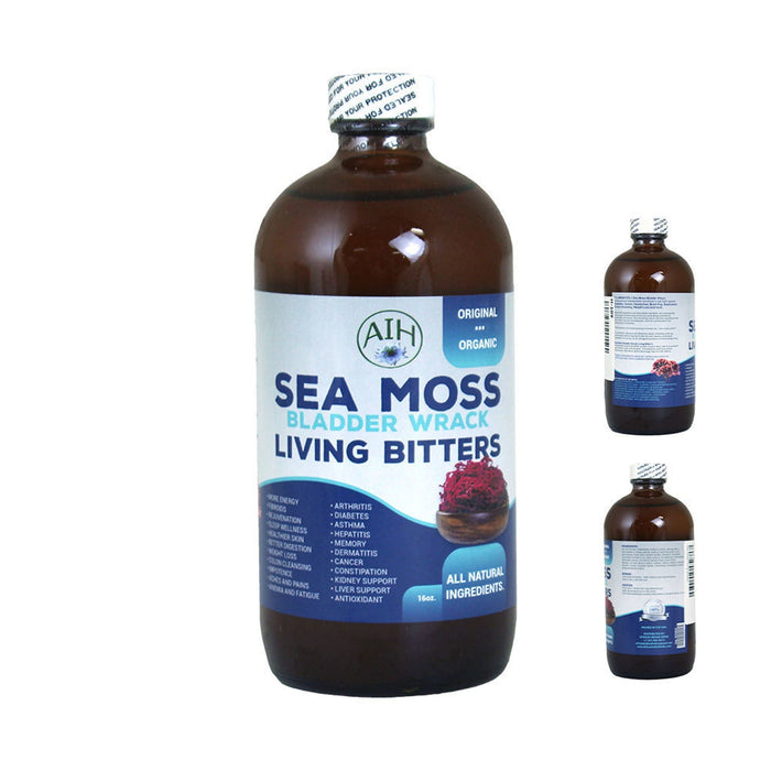 Sea Moss Bladder Wrack Living Bitters 16 OZ – Single Unit (Inventory Stock)