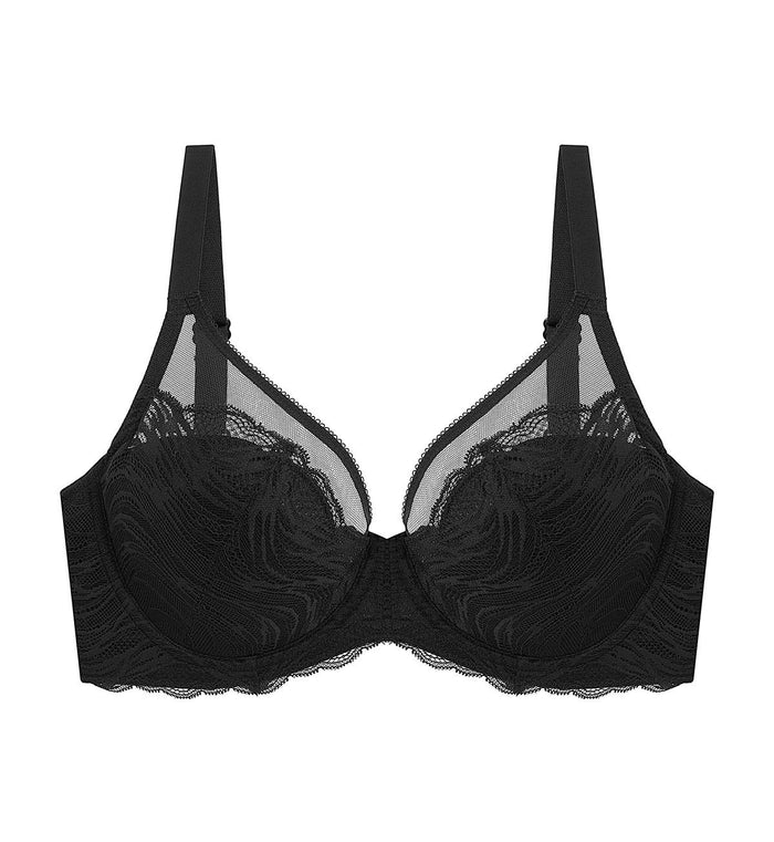 Secret Slimming Wired Padded Bra - BLACK