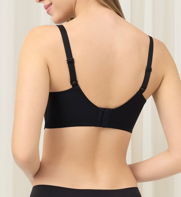 Secret Slimming Wired Padded Bra - BLACK