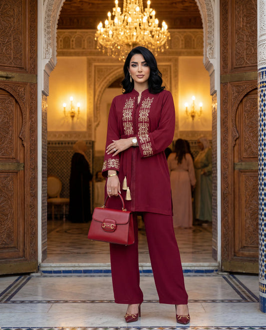 Set Lamyae Bordeaux