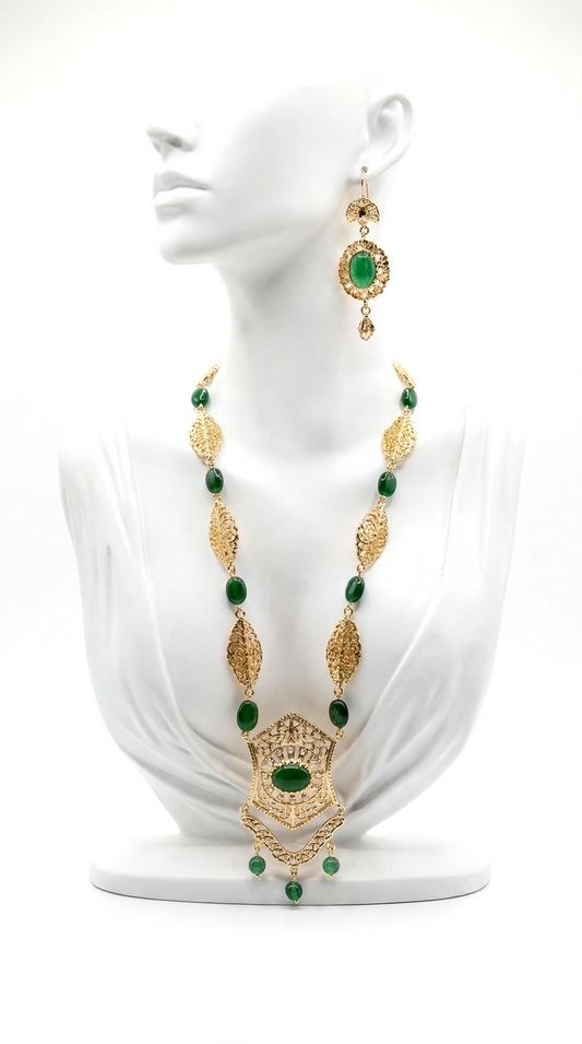 Set Necklace Hy Darkgreen