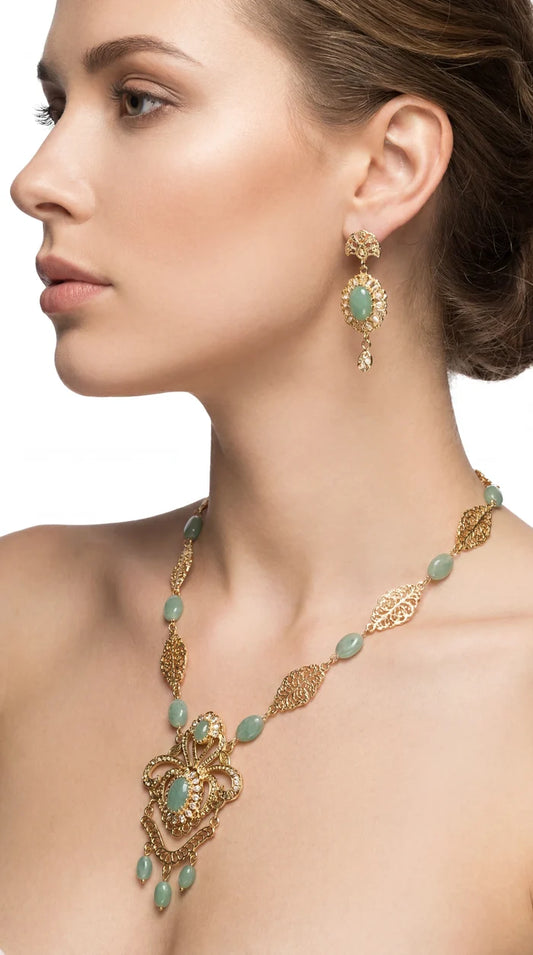 Set Necklace Miu Mintgreen