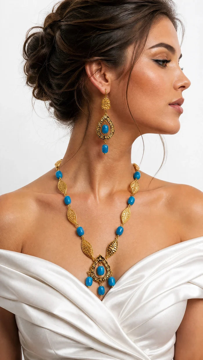 Set Necklace Mon Blue