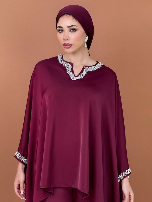 Set Nyka Bordeaux