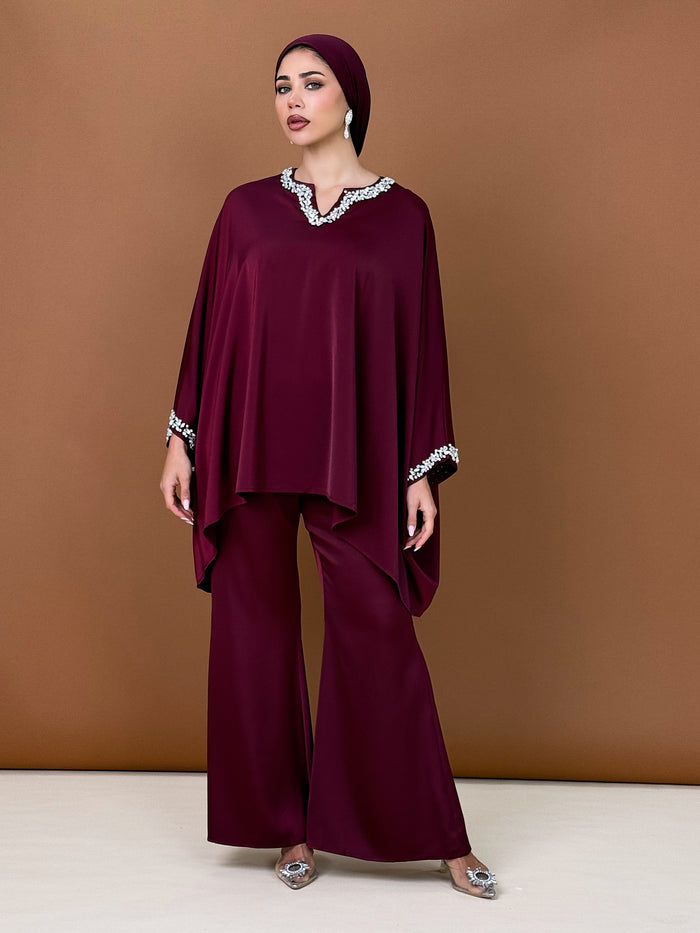 Set Nyka Bordeaux