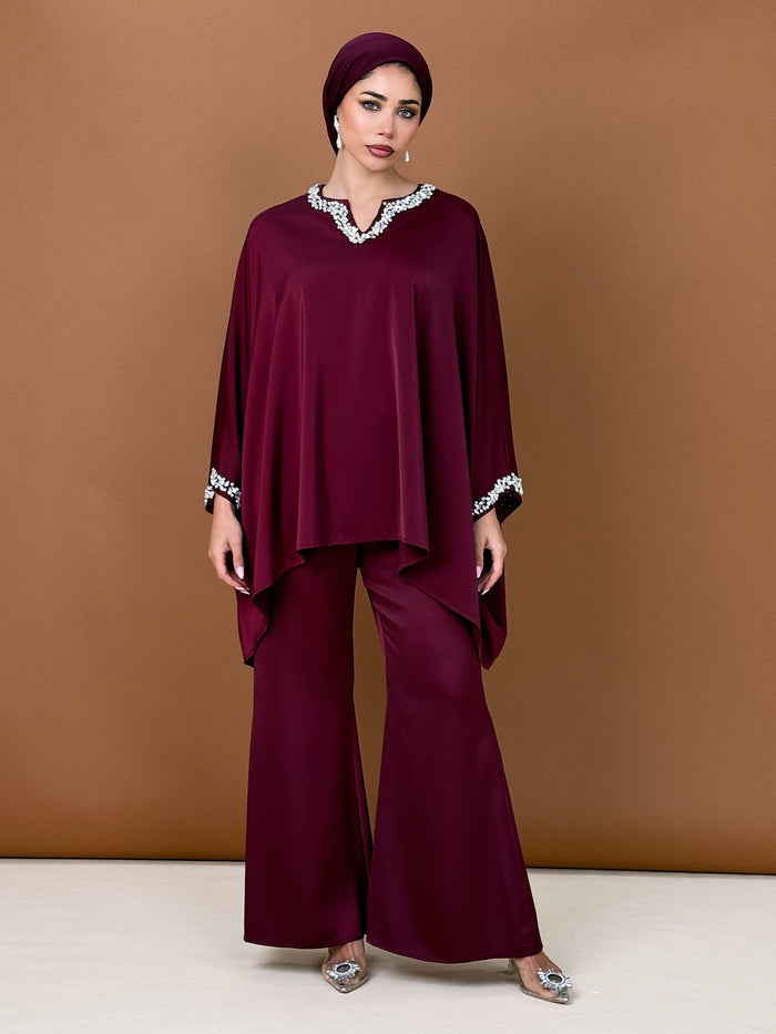 Set Nyka Bordeaux